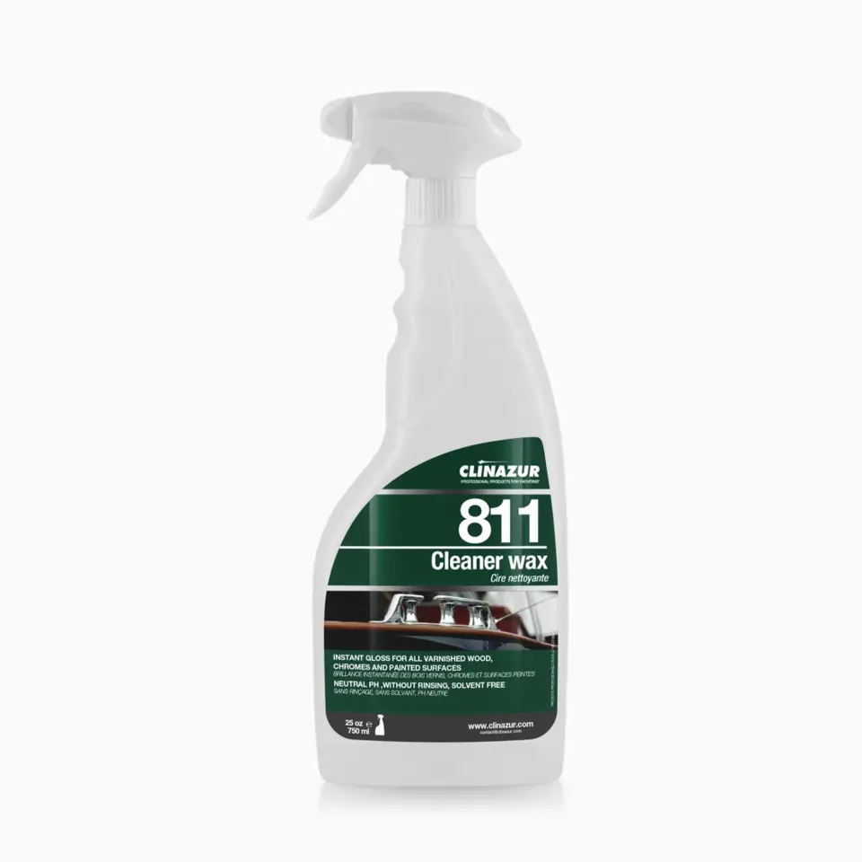 Clin Azur 811 - 750ml Temizleyici ve Parlatıcı Sprey - Nazik Temizlik, Kusursuz Parlaklık ve Ferah Bir Koku!