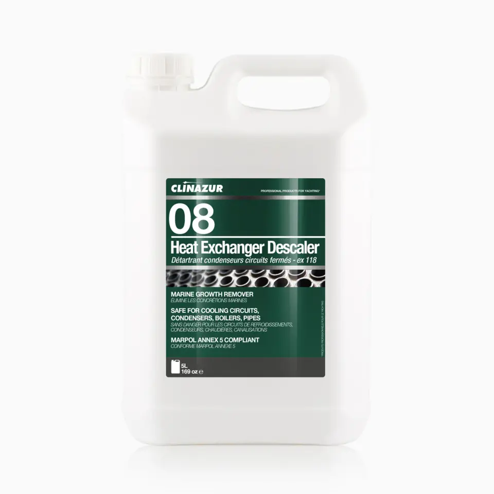 Clin Azur 08 Ex 118 - 5 Lt Boiler Temizleyici - Kireçle Mücadelede ''Akıllı'' Çözüm: Rengi Değişsin, Siz İşin Bittiğini Anlayın!