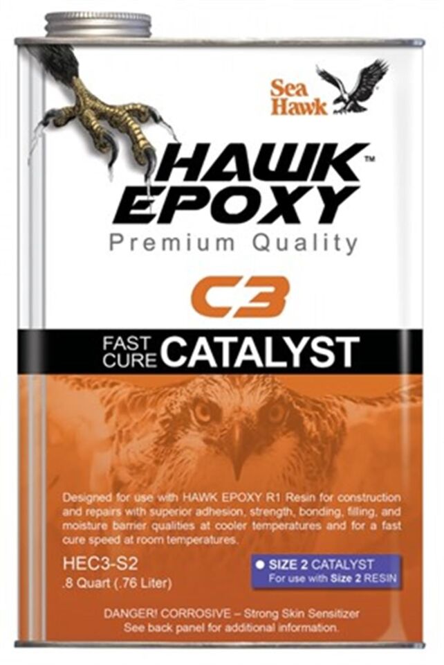 SEA HAWK - C3-S2 Hızlı Epoksi Sertleştirici 0.76 L