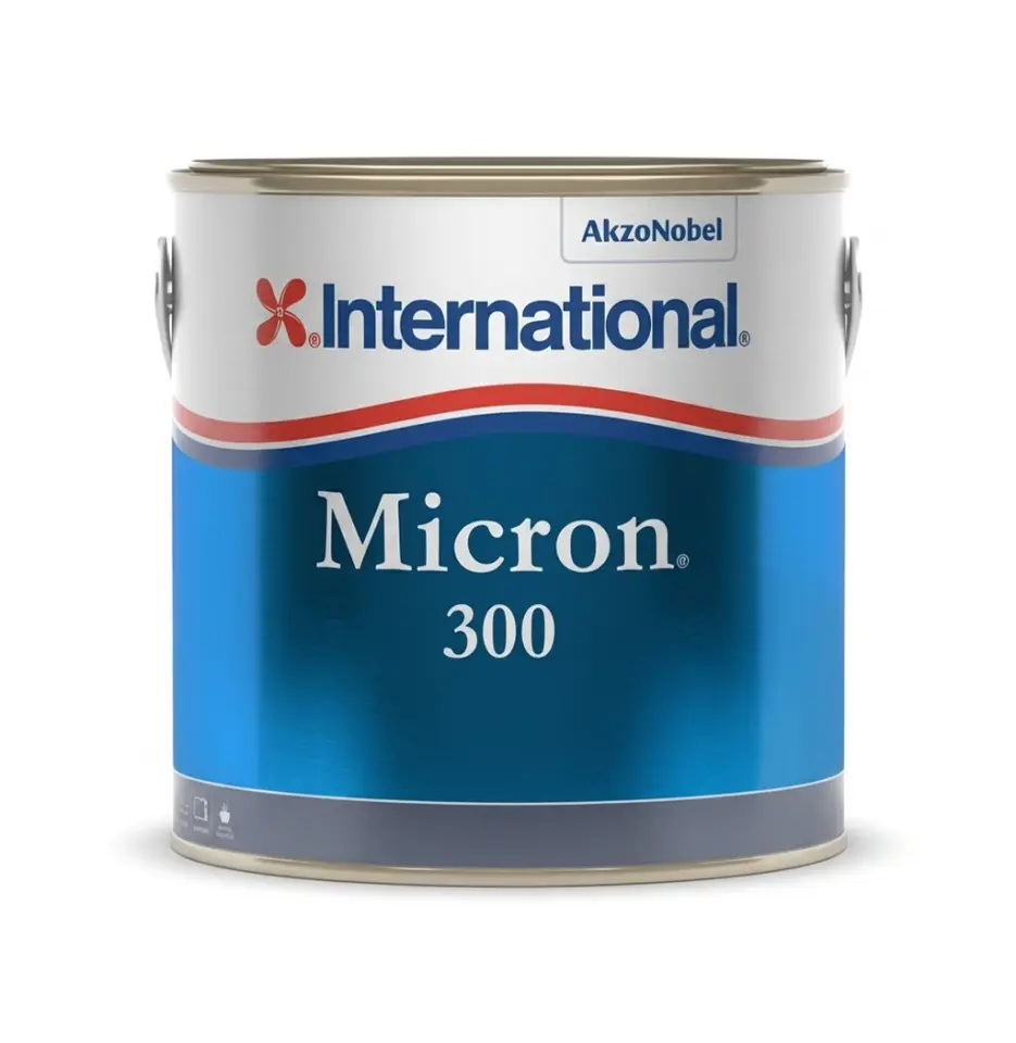 International Micron 300 - 2,5 Lt Gri/Grey Profesyonel ''Self-Polishing'' (Eriyebilen) Zehirli Antifouling Boya - En Zorlu Şartlarda Tam Koruma: 2 Yıla Varan Performans!