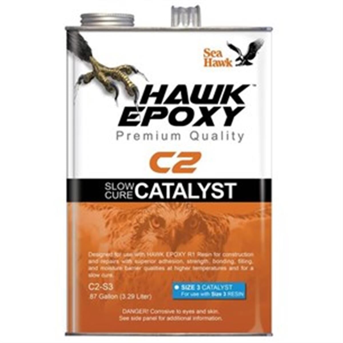 SEA HAWK - C2-S3 Yavas Epoksi Sertleştirici 3.29 L