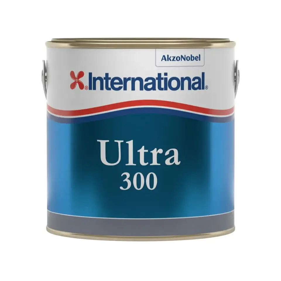 International Ultra 300 - 2,5 Lt Lacivert/Navy Sürat Tekneleri ve Performans Yatları İçin Sert (Hard) Zehirli Antifouling Boya - Hız Tutkunlarının Tercihi: Maksimum Sürat, Minimum Sürtünme!