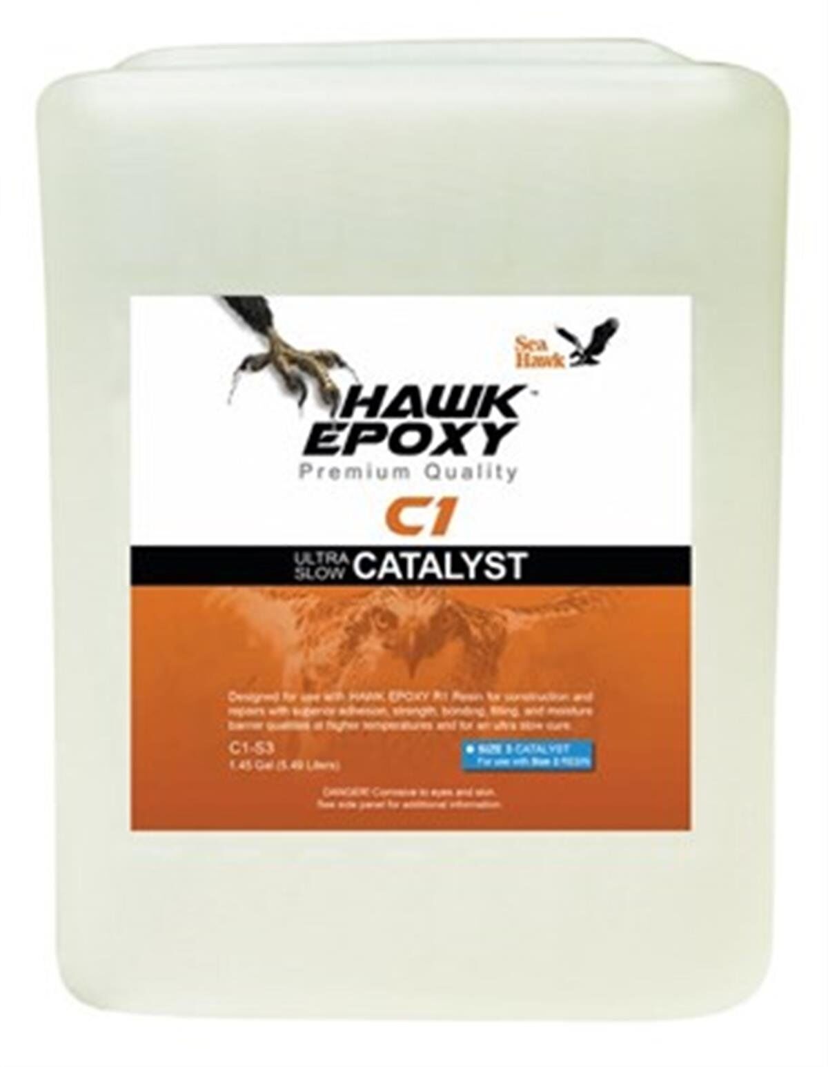 SEA HAWK - C1-S3 Ultra Yavaş Epoksi Sertleştirici 1.25 L