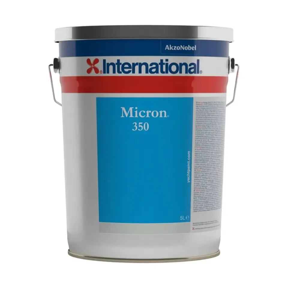 International Micron 350 - 5 Lt Siyah/Black Premium ''Self-Polishing'' (SPC) Antifouling Zehirli Boya - İleri Teknoloji ile 2 Yıla Varan Kesintisiz Koruma!