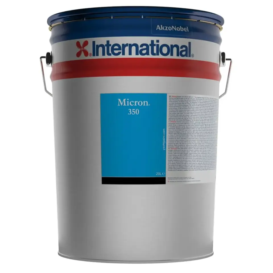 International Micron 350 - 20 Lt Siyah/Black Premium ''Self-Polishing'' (SPC) Antifouling Zehirli Boya - İleri Teknoloji ile 2 Yıla Varan Kesintisiz Koruma!