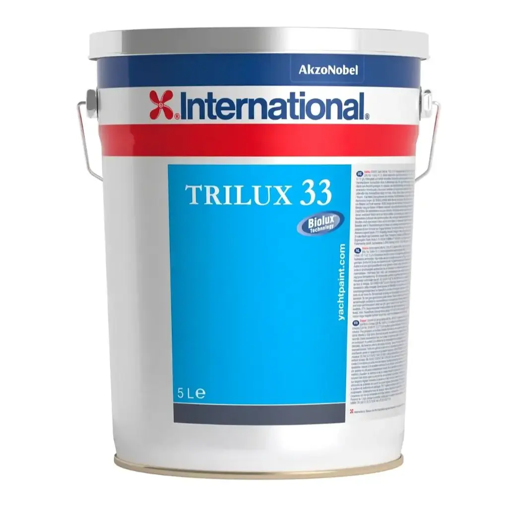 International Trilux 33 - 5 Lt Siyah/Black Alüminyum ve Hassas Yüzeyler İçin Premium Antifouling (Zehirli) Boya - Korozyon Riski Olmadan Maksimum Koruma: Alüminyum Teknelerin En Güvenli Dostu!