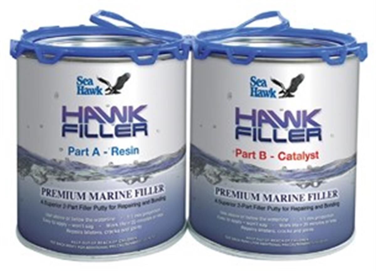 SEA HAWK - Filler Epoksi Macun Quart Kit (0.95 Lt)