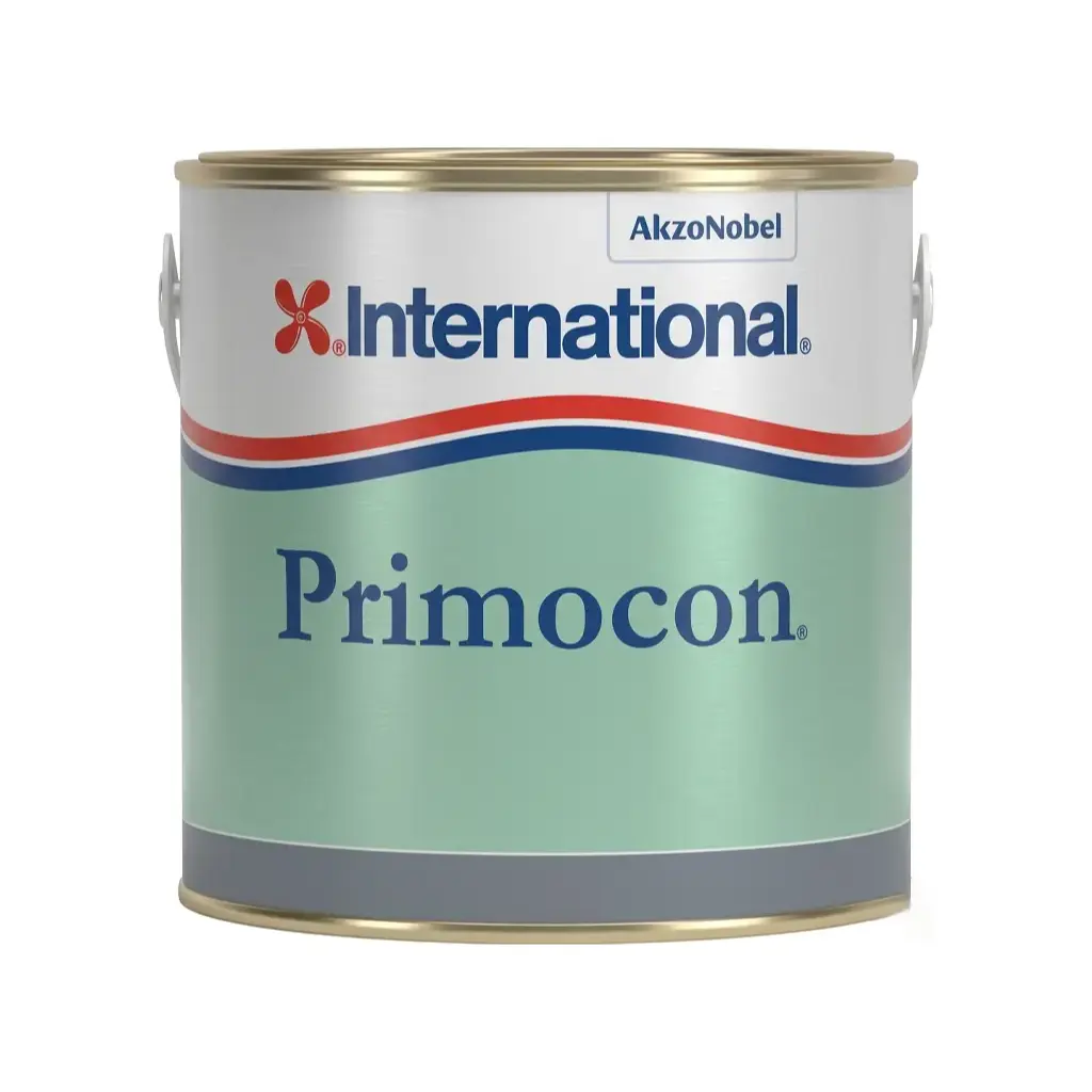 International Primocon - 2,5 Lt Çok Amaçlı Korozyon Önleyici ve Bağlayıcı Astar (Su Hattı Altı) - Güçlü Bir Temel, Uzun Ömürlü Bir Koruma: Zehirli Boyanızın En Sadık Eşlikçisi!