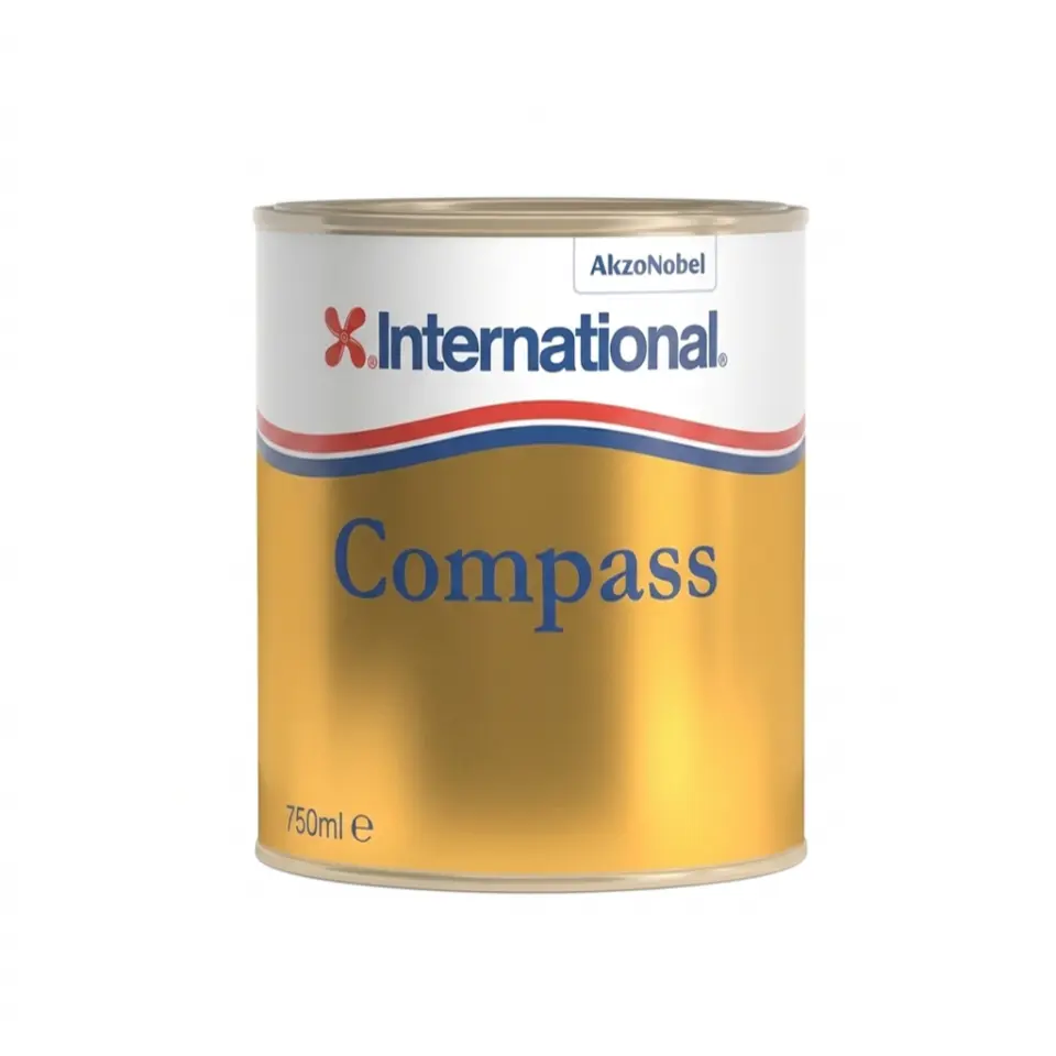 International Compass - 750ml Profesyonel Poliüretan Yat Verniği (High Gloss) - ''Hepsini Yapar'': Tek Kutu, Sınırsız Koruma ve Rakipsiz Parlaklık!