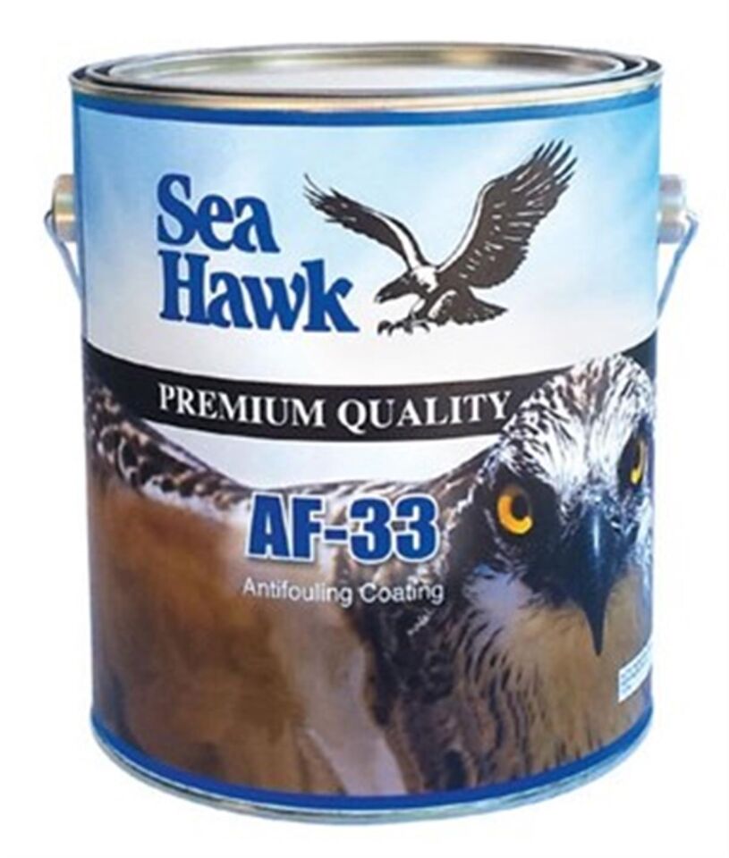 SEA HAWK - AF-33 Yumuşak Zehirli Boya - Mavi 0,95 Litre
