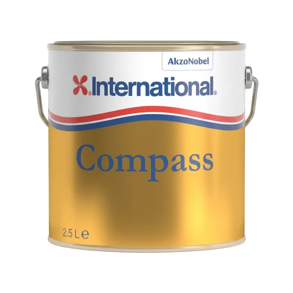 International Compass - 2,5 Lt Profesyonel Poliüretan Yat Verniği (High Gloss) - ''Hepsini Yapar'': Tek Kutu, Sınırsız Koruma ve Rakipsiz Parlaklık!
