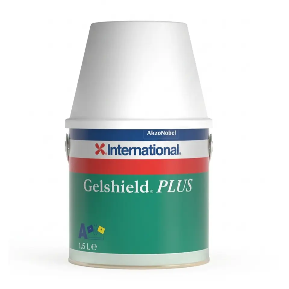 International Gelshield Plus - 2,25 Lt Mavi/Blue Profesyonel Solventsiz Epoksi Astar Ozmoz Koruması - Sınır Tanımayan Koruma: Çok Sezonluk Kesintisiz Performans!