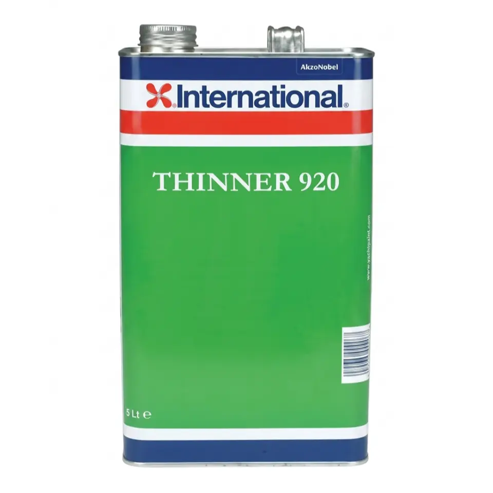 International Thinner 920 - 5 Lt Interprime, Polyurethane Yavaş Tiner - Kusursuz Akış, Profesyonel Sonuç