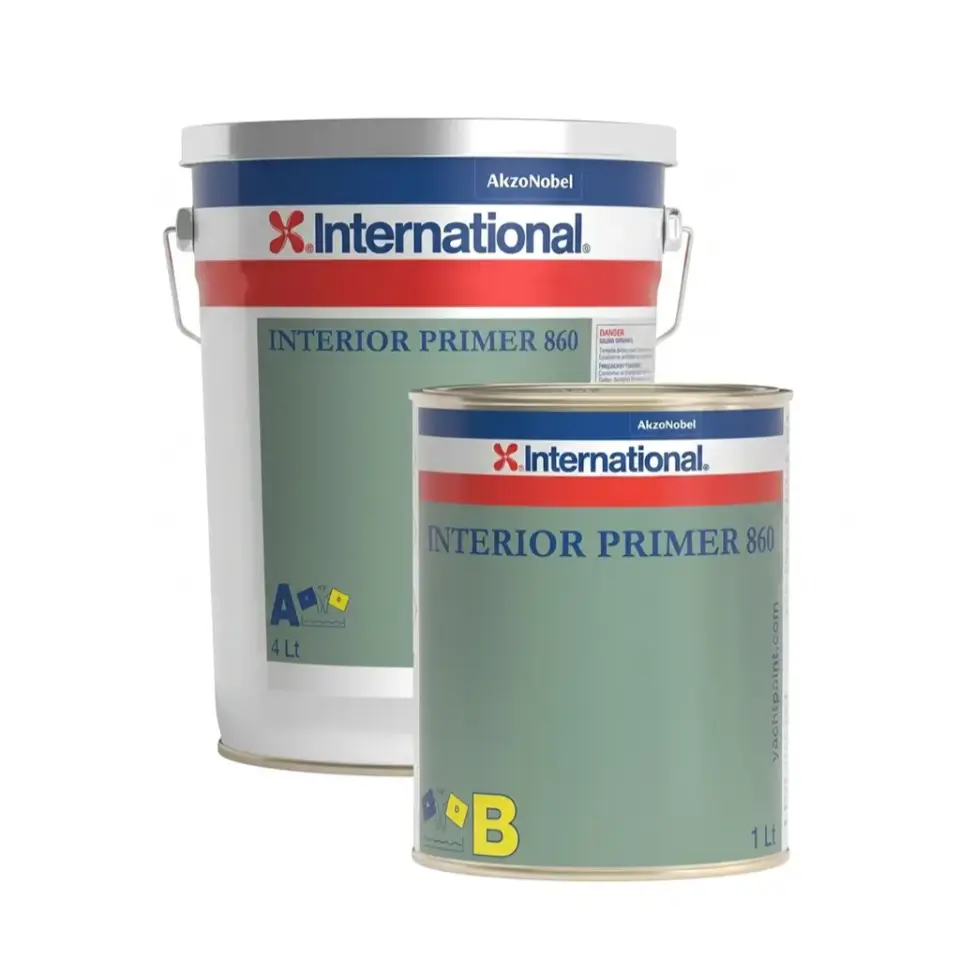 International Interior Primer 860 - 5 Lt Epoksi Astar Boya - İç Mekânlarda Görünmez Zırh, Sarsılmaz Güvenlik