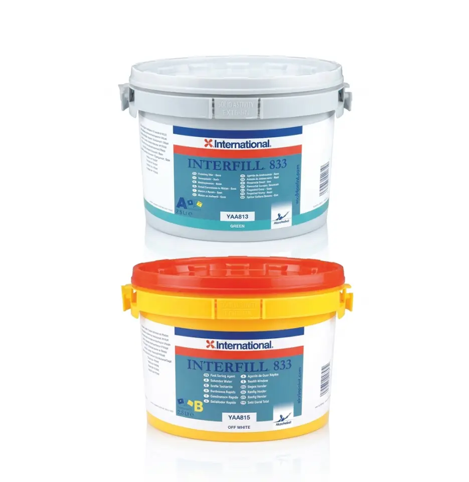 International Interfill 833 Fast Cure - 5 Lt Epoksi Dolgu Macunu - Hızlı, Pürüzsüz ve Profesyonel
