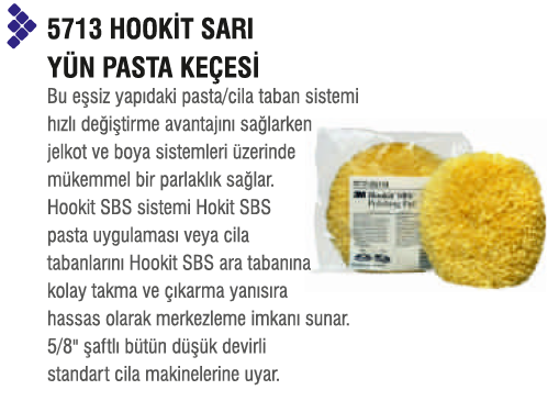 3M - HOOKIT SARI YÜN PASTA KEÇESİ