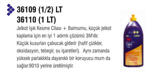 3M - JELKOT CİLASI  1/2 LT