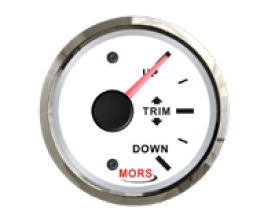 Mors - TRİM GÖSTERGESİ 12-24 V BEYAZ Ø: 55 mm