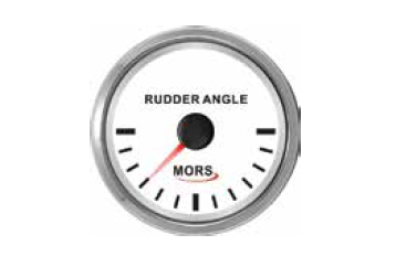 Mors - DÜMEN AÇI GÖSTERGESİ 12-24 V BEYAZ Ø: 100 mm Dümen Açı Sensörü Dahil Değildir.