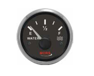 Mors - SU GÖSTERGESİ 12-24 V SİYAH Ohm : 0-190 Ø: 55 mm