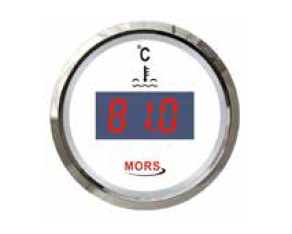 Mors - DİJİTAL HARARET GÖSTERGESİ 12-24V BEYAZ Ø: 55 mm