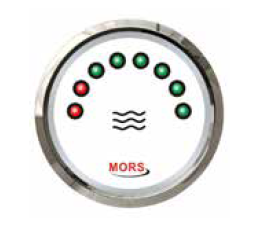 Mors - DİJİTAL SU GÖSTERGESİ 12-24V BEYAZ Ohm : 0-190 Ø: 55 mm