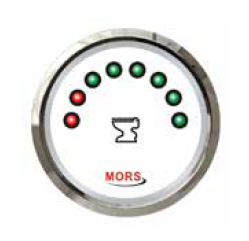 Mors - DİJİTAL ATIK SU GÖSTERGESİ 12-24V BEYAZ Ohm : 240-33 Ø: 55 mm