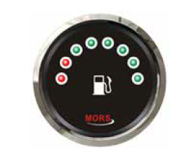 Mors - DİJİTAL YAKIT GÖSTERGESİ 12-24V SİYAH Ohm : 0-190 Ø: 55 mm