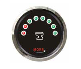 Mors - DİJİTAL ATIK SU GÖSTERGESİ 12-24V SİYAH Ohm : 240-33 Ø: 55 mm