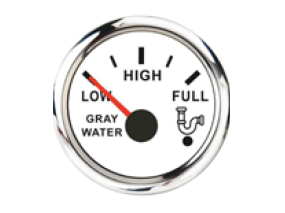 Mors - LAVABO (GRİ) SU GÖSTERGESİ BEYAZ 12-24V Ø: 55 mm
