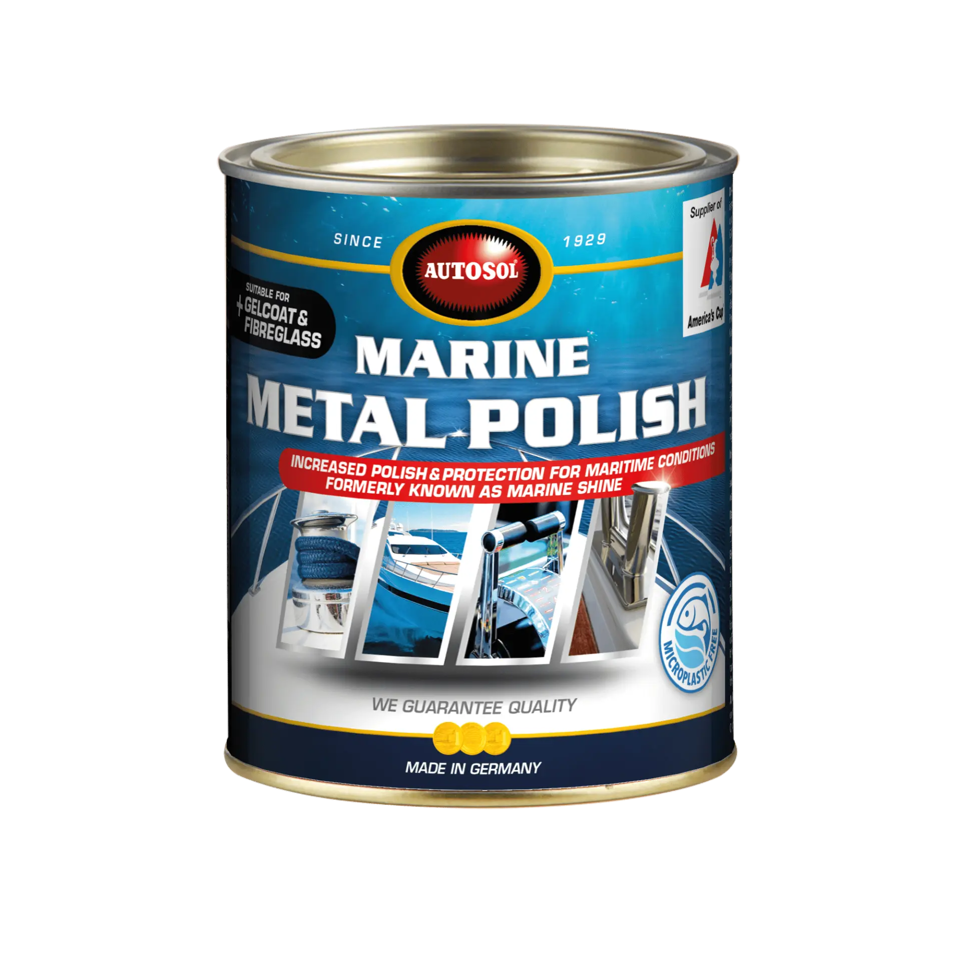AUTOSOL® İlave Korumalı Marin Metal Cilası 750ml - Teknenizdeki Kusursuz Parlaklığın Keyfini Çıkarın!