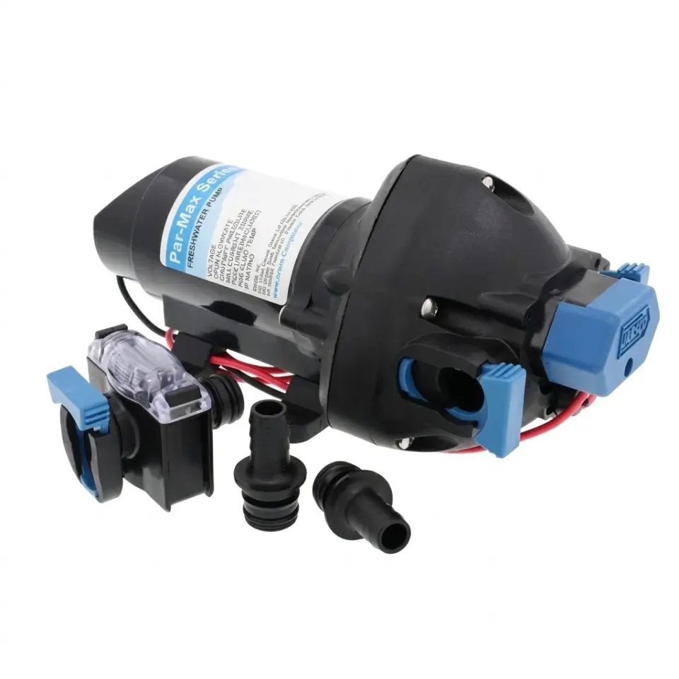 Jabsco PAR-Max 3 Hidrofor 12 V - 1/2'' (13 mm) - 40 PSI (2.8 Bar) - 11 Lt/dk (3 GPM) - Sessiz, Güvenli ve Dayanıklı
