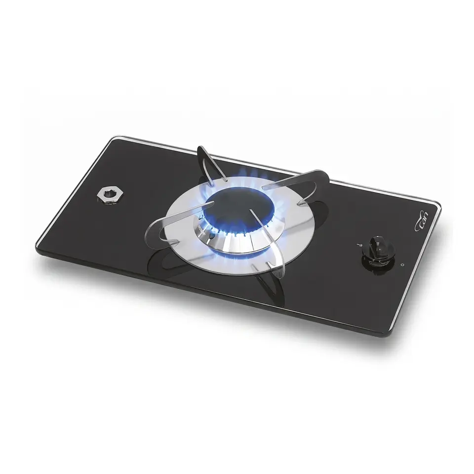 CAN® PV1350 - Tekli Tamperli Cam Yüzeyli Dikdörtgen Gömme Ocak - Minimalist Mutfakların Modern Gücü